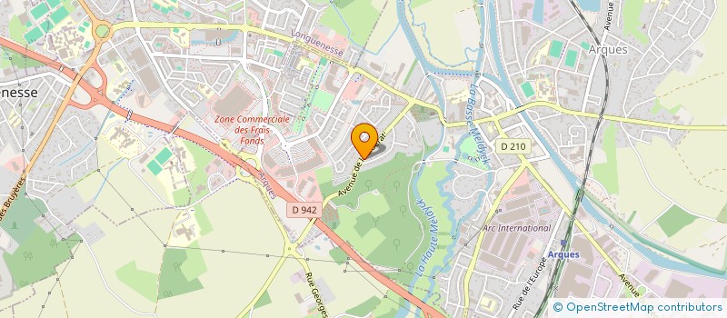 localisation de l'entreprise SCI PEYRODIE FAUCQUEZ  ARQUES