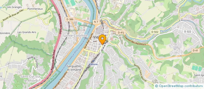 localisation de l'entreprise SCI PEYRON à VIENNE