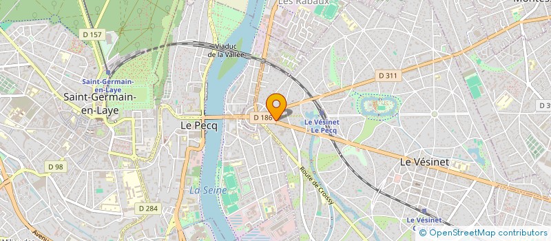 localisation de l'entreprise SCI PEYRON DU MUR DU ROY  LE VESINET