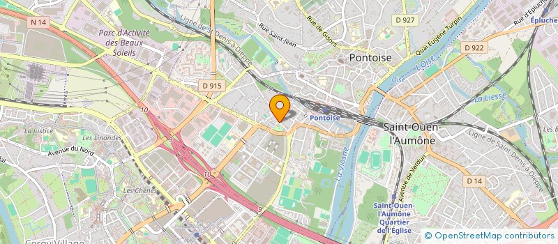 localisation de l'entreprise SCI PEYROT  PONTOISE