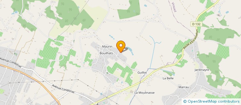 localisation de l'entreprise SCI PEYROULET ASQUINI  MARMANDE