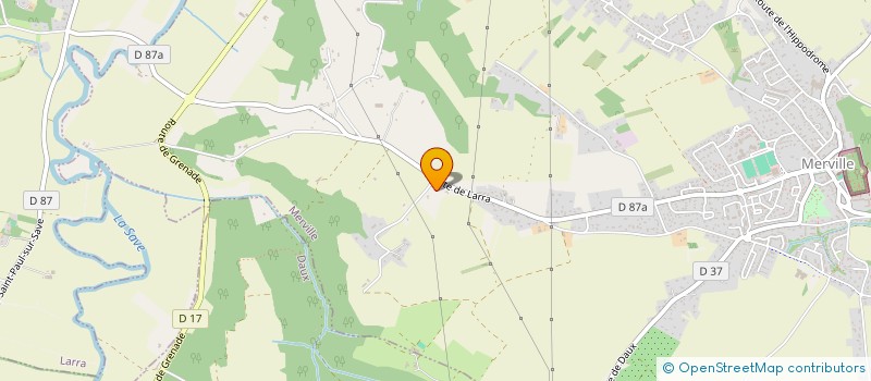 localisation de l'entreprise SCI PEYROUZET LAURENT  MERVILLE