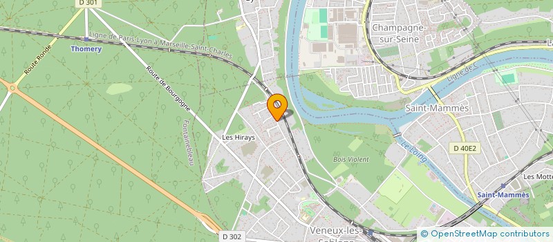 localisation de l'entreprise SCI PEYSSONNEL  MORET-LOING-ET-ORVANNE