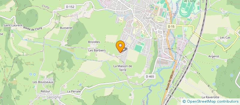 localisation de l'entreprise SCI PEZDA IMMO  CLUNY