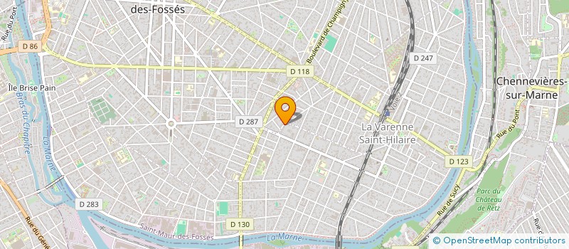 localisation de l'entreprise SCI PEZET 104 BOETIE à SAINT-MAUR-DES-FOSSES