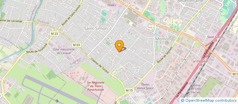 localisation de l'entreprise SCI PEZET  TOULOUSE