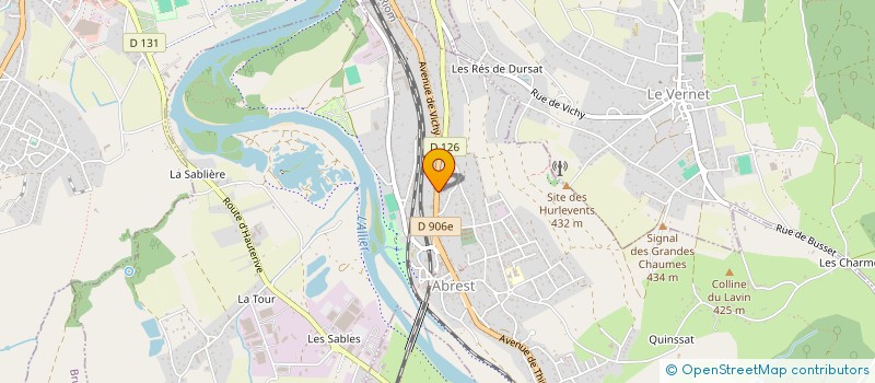 localisation de l'entreprise SCI PEZON AND CO  ABREST