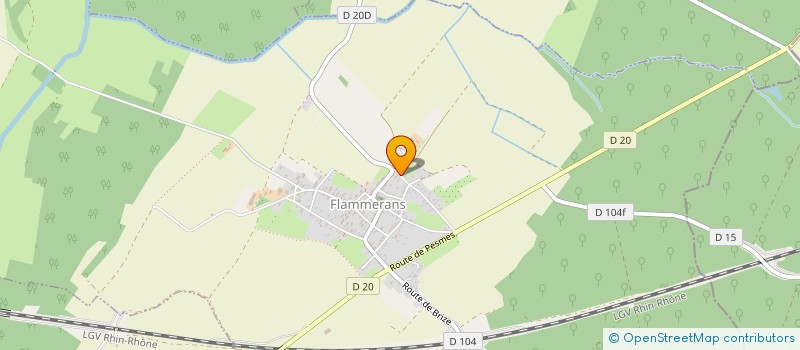 localisation de l'entreprise SCI PEZOUS LOCATION  FLAMMERANS