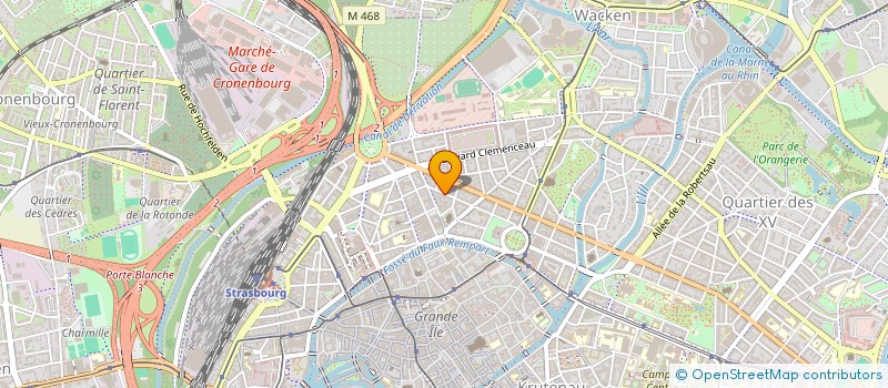 localisation de l'entreprise SCI PF 32  STRASBOURG