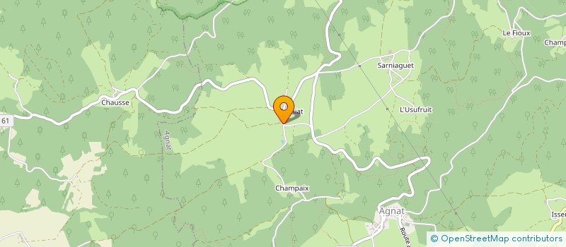 localisation de l'entreprise SCI PF  BRIOUDE