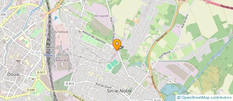 localisation de l'entreprise SCI PF DOURGES  WAZIERS