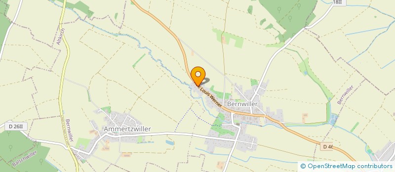 localisation de l'entreprise SCI PF IMMO  BERNWILLER