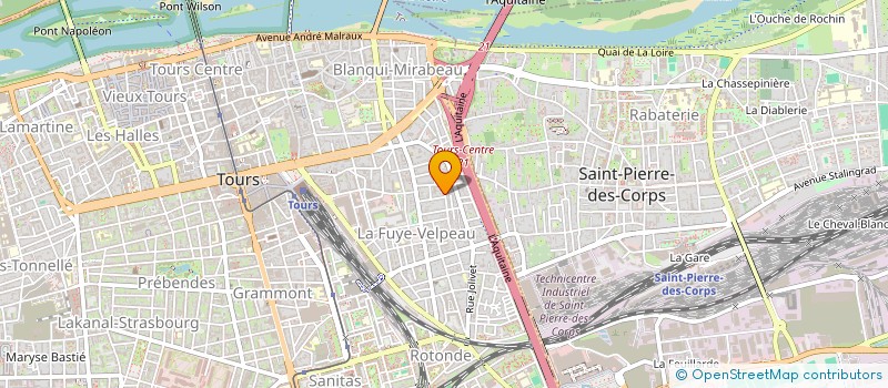 localisation de l'entreprise SCI PF IT  TOURS