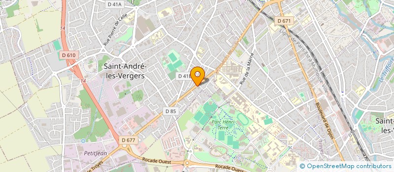 localisation de l'entreprise SCI PF MONTLHERY-ARPAJON FDMP  SAINT-ANDRE-LES-VERGERS