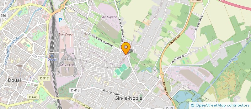 localisation de l'entreprise SCI PFD  WAZIERS