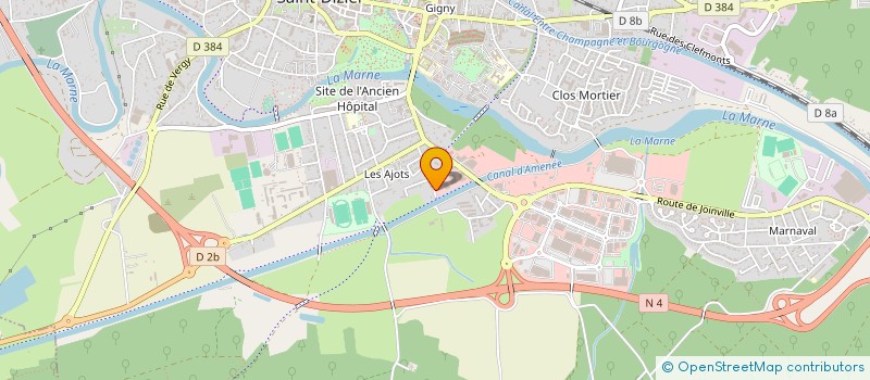 localisation de l'entreprise SCI PFISTER  SAINT-DIZIER