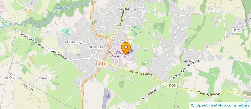 localisation de l'entreprise SCI PFKT'IMMO  BRINDAS