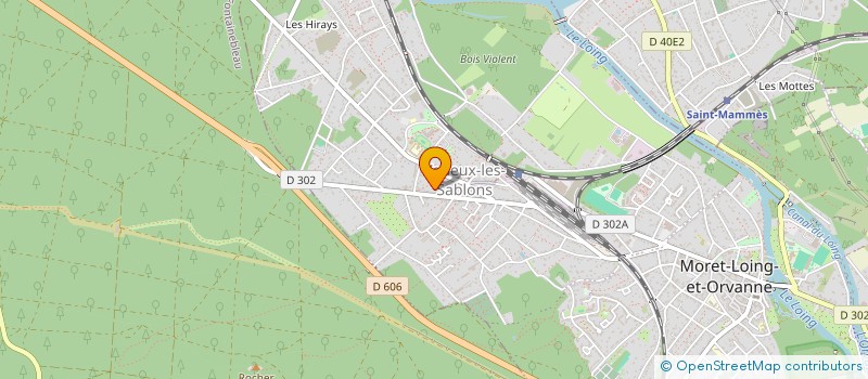 localisation de l'entreprise SCI PFP  MORET-LOING-ET-ORVANNE