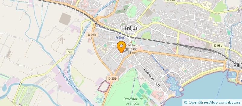 localisation de l'entreprise SCI PFT à FREJUS