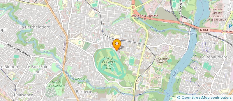 localisation de l'entreprise SCI PG  NANTES