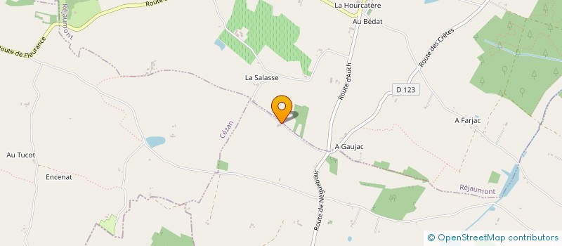 localisation de l'entreprise SCI PG  SAINTE-CHRISTIE