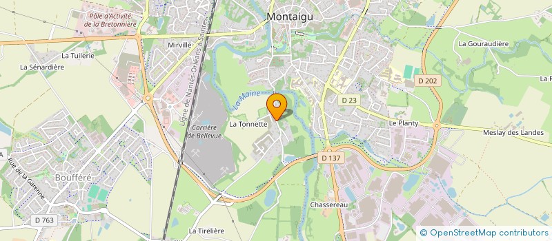localisation de l'entreprise SCI PG IMMOBILIER à MONTAIGU-VENDEE