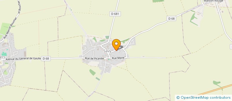 localisation de l'entreprise SCI PGA  SAVY