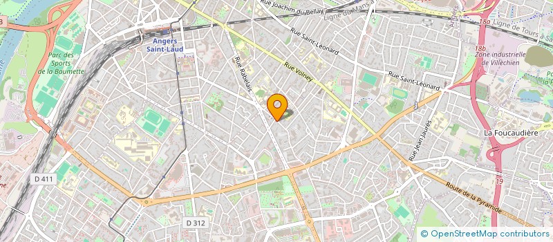 localisation de l'entreprise SCI PGC à ANGERS
