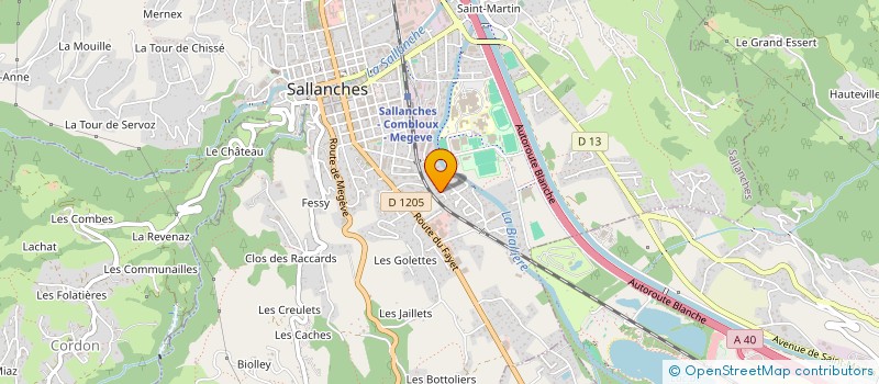 localisation de l'entreprise SCI PGC à SALLANCHES