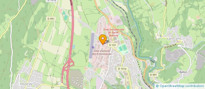 localisation de l'entreprise SCI PGC IMMOBILIERE à VALSERHONE