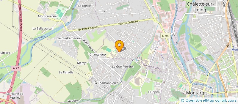 localisation de l'entreprise SCI PGCR à CHALETTE-SUR-LOING