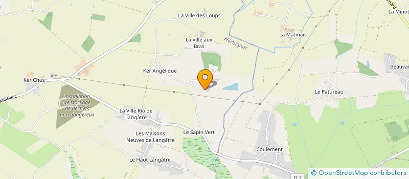 localisation de l'entreprise SCI PGF - JAMMET à HERBIGNAC