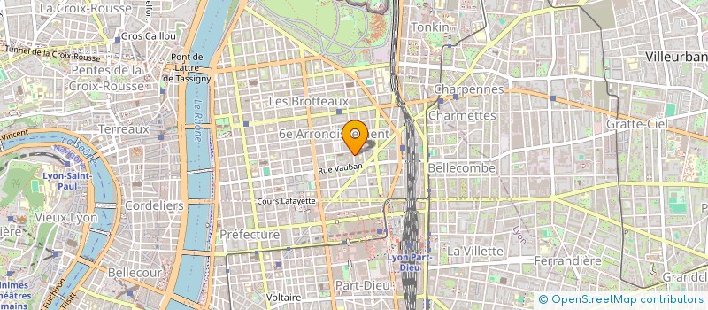 localisation de l'entreprise SCI PGH  LYON