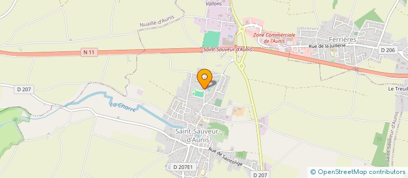 localisation de l'entreprise SCI PGI  SAINT-SAUVEUR-D'AUNIS