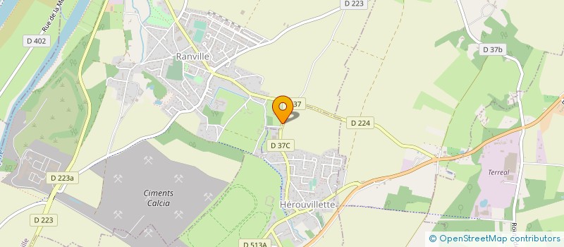 localisation de l'entreprise SCI PGJM à RANVILLE