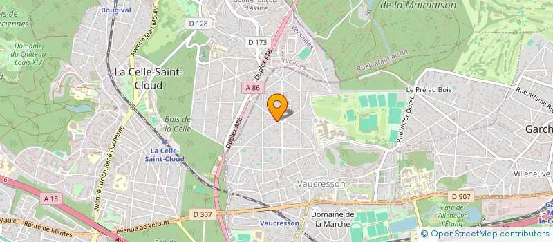localisation de l'entreprise SCI PGLNSS  VAUCRESSON