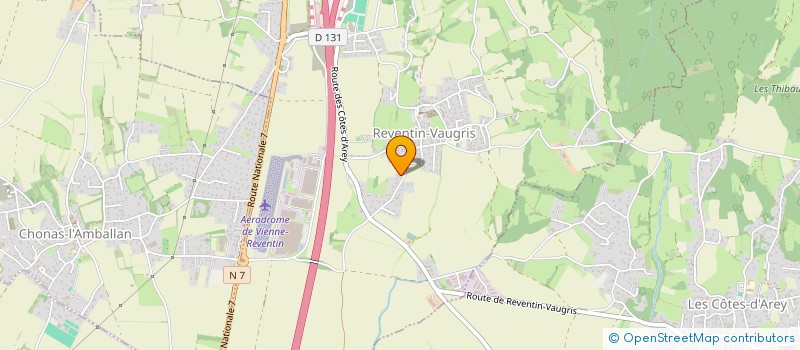 localisation de l'entreprise SCI PGMK  REVENTIN-VAUGRIS