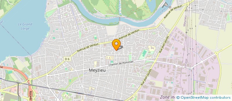 localisation de l'entreprise SCI PGN IMMO  MEYZIEU