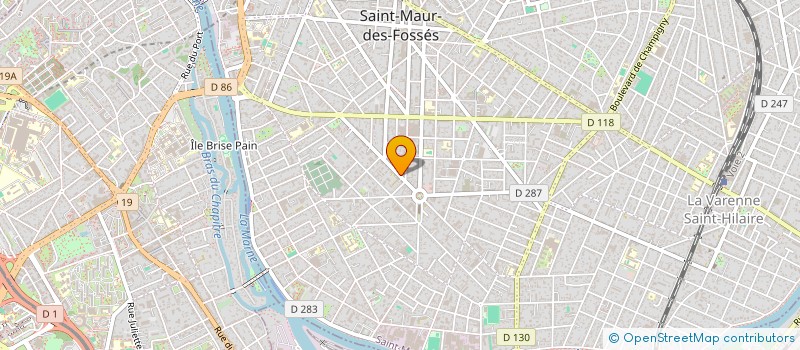 localisation de l'entreprise SCI PGR ASSOCIES à SAINT-MAUR-DES-FOSSES