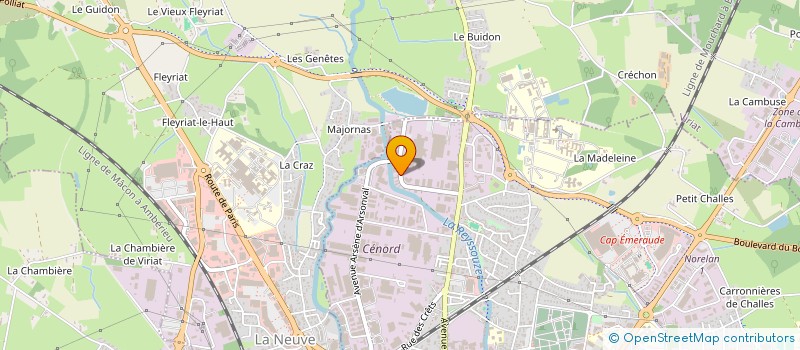 localisation de l'entreprise SCI PGRS à BOURG-EN-BRESSE