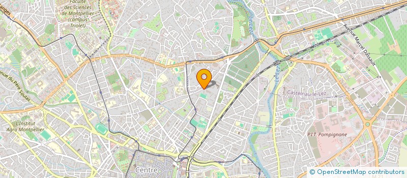 localisation de l'entreprise SCI PGS à MONTPELLIER