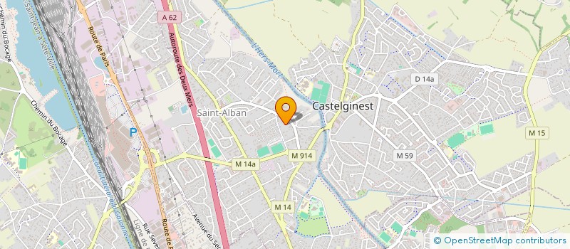 localisation de l'entreprise SCI PGT  SAINT-ALBAN