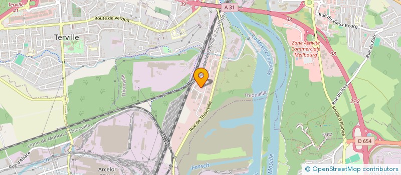 localisation de l'entreprise SCI PH à THIONVILLE