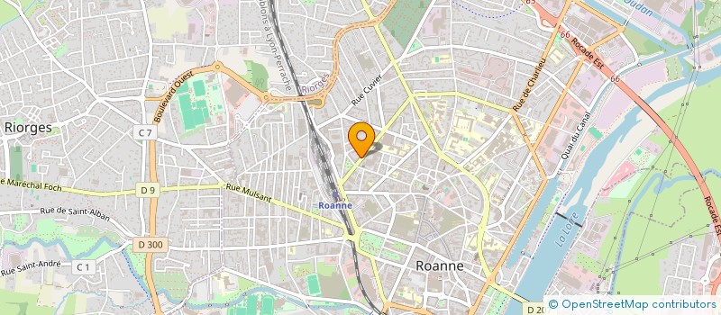 localisation de l'entreprise SCI PH ANGIO  ROANNE