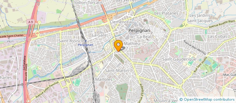 localisation de l'entreprise SCI PH.COM  PERPIGNAN