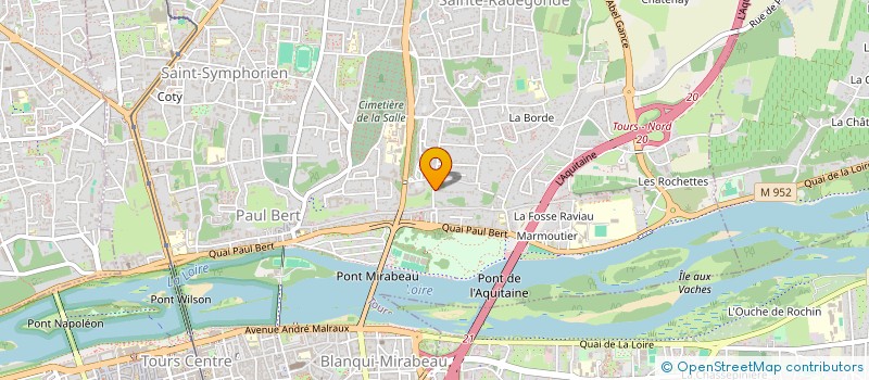 localisation de l'entreprise SCI PH D.V.  TOURS