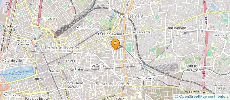 localisation de l'entreprise SCI PH.DES ORGUES à MARSEILLE
