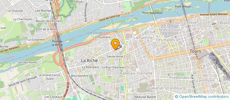 localisation de l'entreprise SCI PH MARIN  LA RICHE