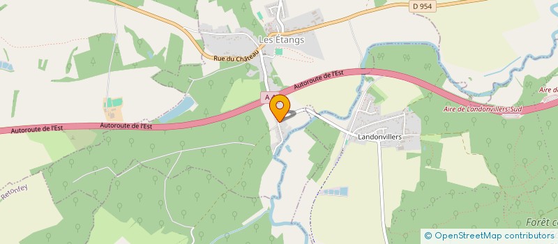 localisation de l'entreprise SCI PH RO MO RE  LES ETANGS