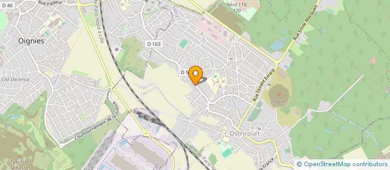 localisation de l'entreprise SCI PH1  OSTRICOURT